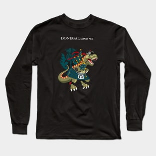 Clanosaurus Rex DONEGALsaurus Plaid Donegal Irish Ireland Family Tartan Long Sleeve T-Shirt